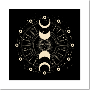 Moon Phases Posters and Art